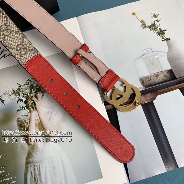 Gucci經典皮帶 古奇GGSupreme小牛皮腰帶 古奇2020早春新款  jjp1560